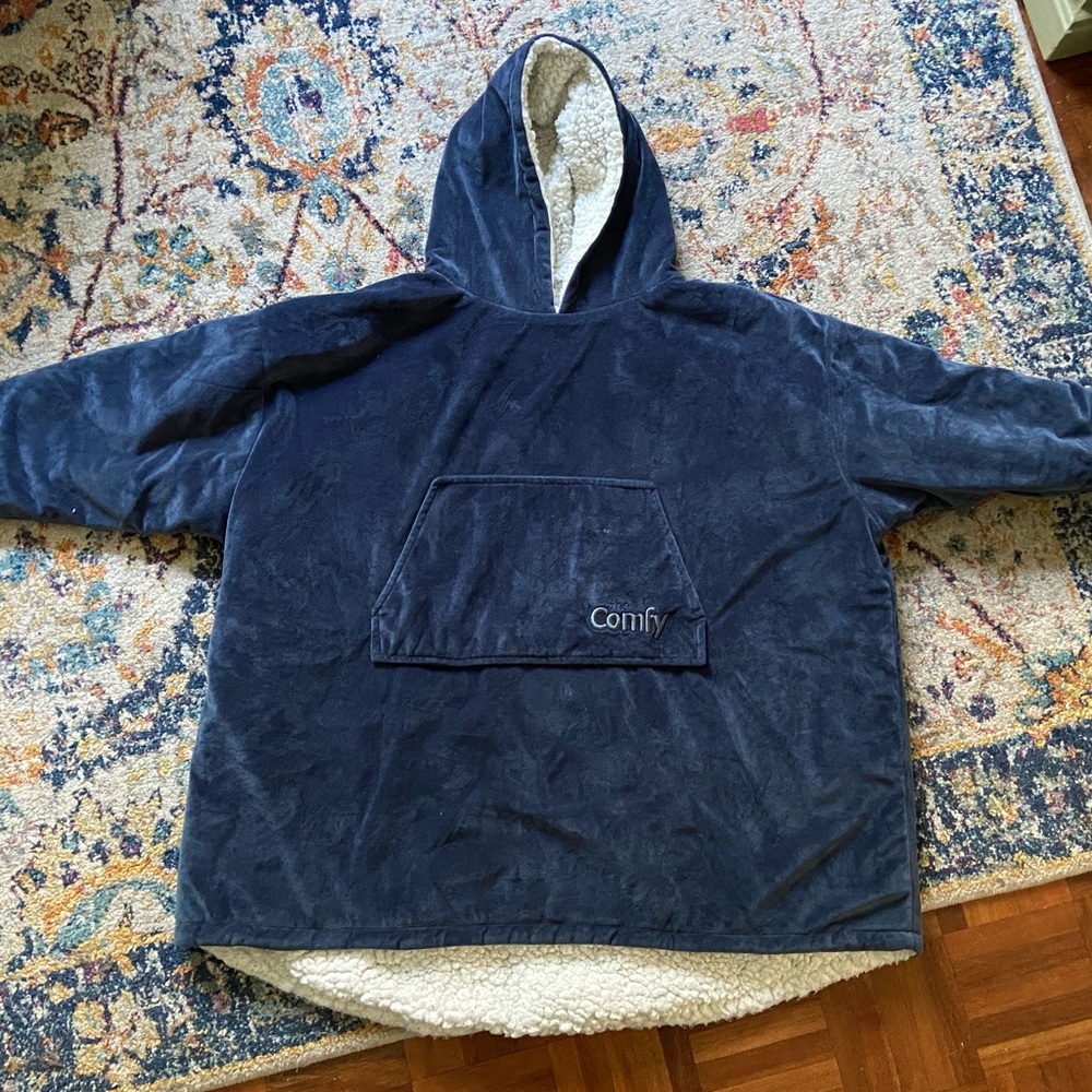 THE COMFY Oversized Microfiber & Sherpa Wearable Blanket, Seen On Shark Tank - Picture 4 of 6